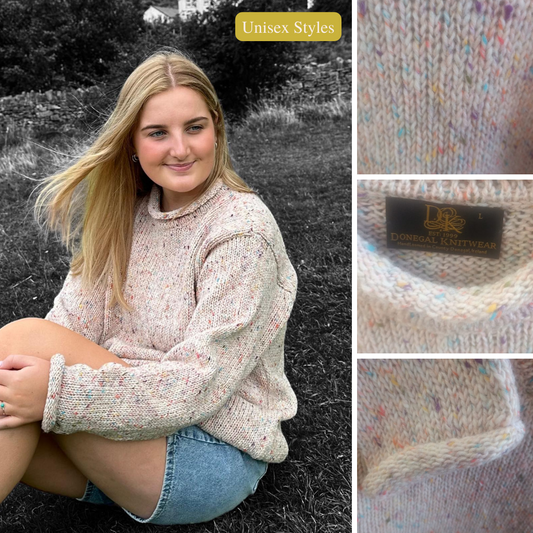 Hand Loomed Roll Neck Sweater - Smartie
